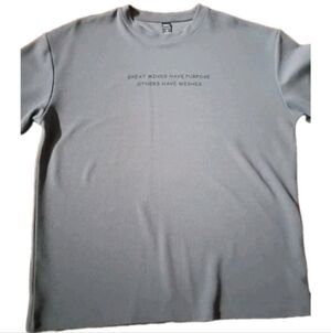 DAZY Inspirational Gray T-Shirt Mens Large Great Minds Have Purpose